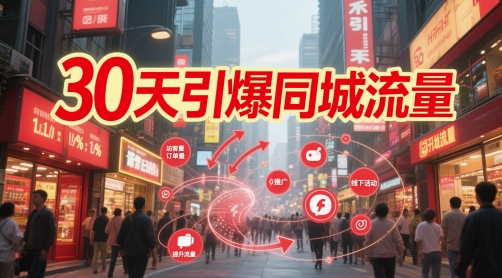 30天引爆同城流量：团购篇 认知篇 流量篇 来客篇 达人篇 老板人设IP篇 投流篇-SuoaBlog